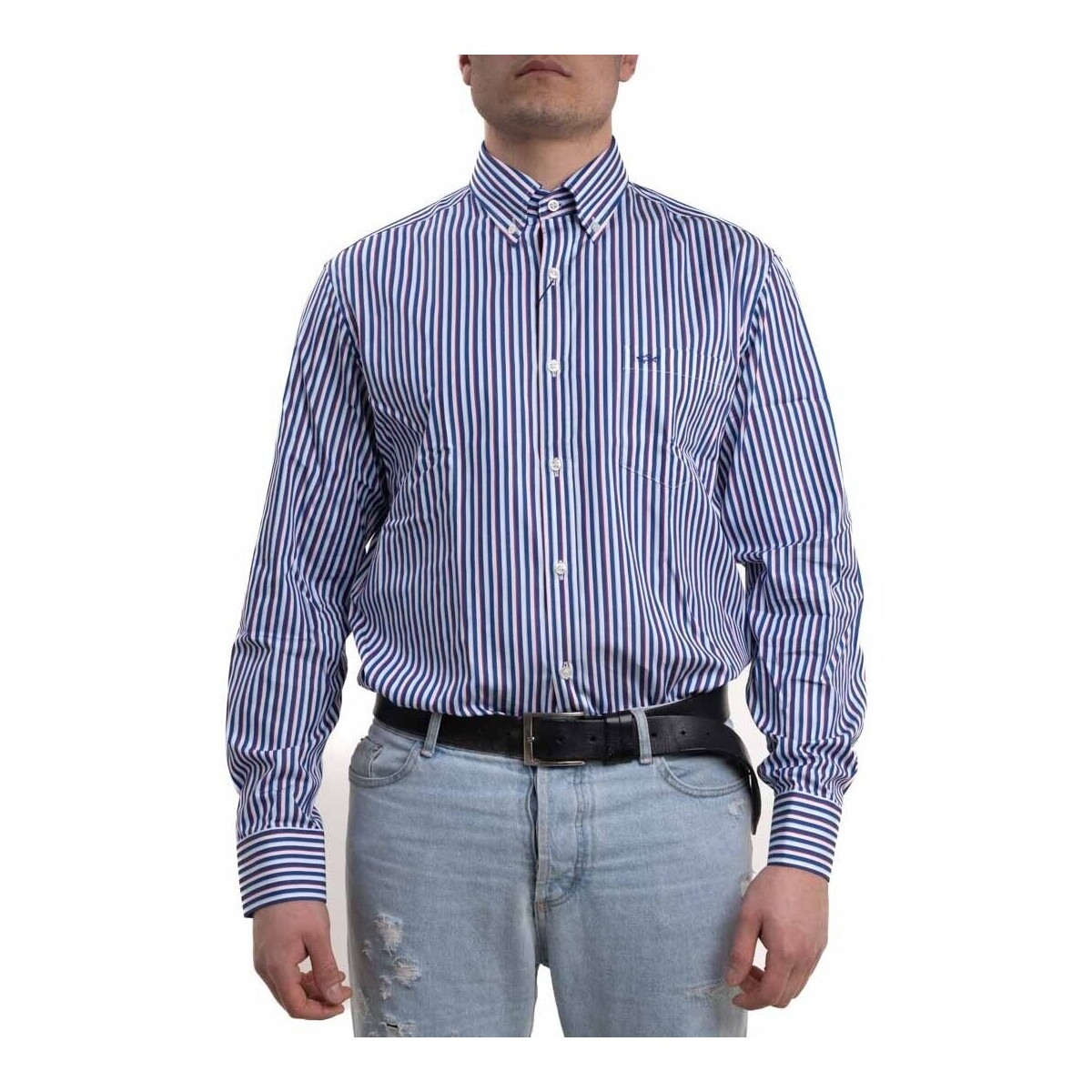 Textil Homem Camisas mangas comprida Paul & Shark 23413006 Azul