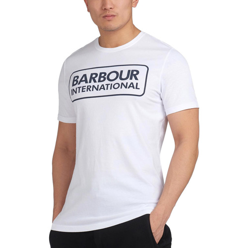 Textil Homem x Red T-Shirt Barbour MTS0369-WH11 Branco
