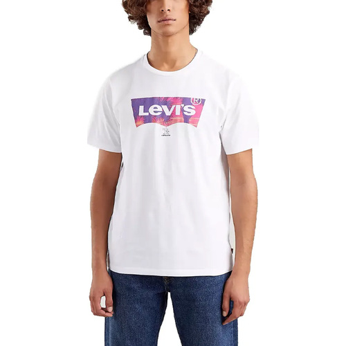 Textil Homem T-Shirt mangas curtas Levi's 22491-1119 Branco