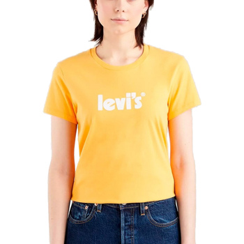 Textil Mulher T-Shirt mangas curtas Levi's 17369-1804 Amarelo