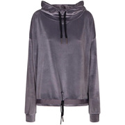 pullover style hoodie in a lightweight fabrication adds warmth to those chilly mornings