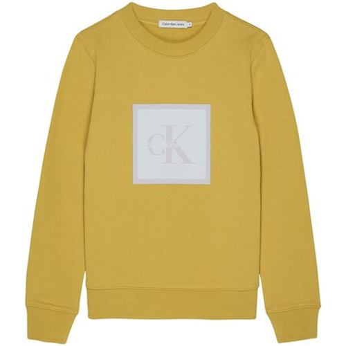 Textil Criança Sweats con Calvin Klein Jeans IB0IB01571-ZAJ Amarelo