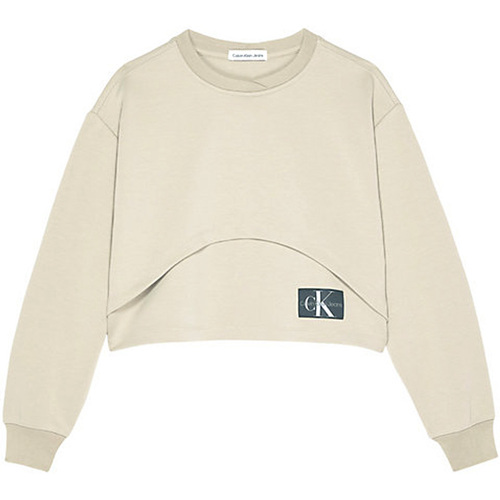 Textil Criança Sweats Calvin Klein Jeans IG0IG01875-PF2 Bege