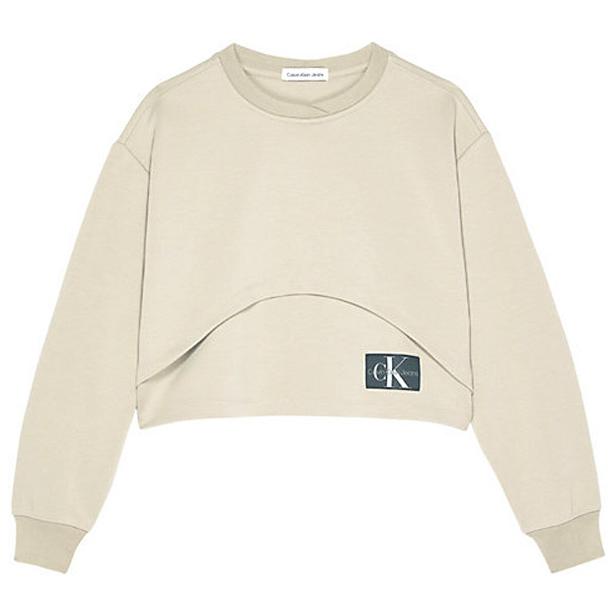 Textil Criança Sweats Calvin Klein Jeans IG0IG01875-PF2 Bege