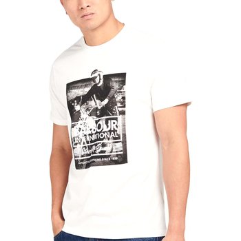 Textil Homem T-Shirt mangas curtas Barbour MTS1136-WH32 Branco