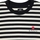 Textil Homem T-shirts e Pólos Edwin Long Sleeve Basic Stripe - Black/White Multicolor