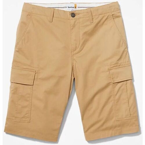 Textil Homem Shorts / Bermudas Timberland Low TB0A25E4 CARGO SHORT-9181 BRITHISH KAKI Bege