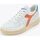 Sapatos Homem Sapatilhas Diadora 179043.C9886 MI BASKET LOW USD-VHITE/ARANCIO Branco