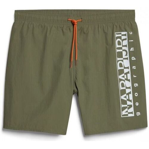 Textil Homem Fatos e shorts de banho Napapijri V-BOX NP0A4GAH-GAE GREEN LICHEN Verde