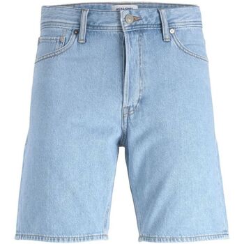 Textil Homem Shorts / Bermudas Jack & Jones 12223606 CHRIS-DBLUE DENIM Azul
