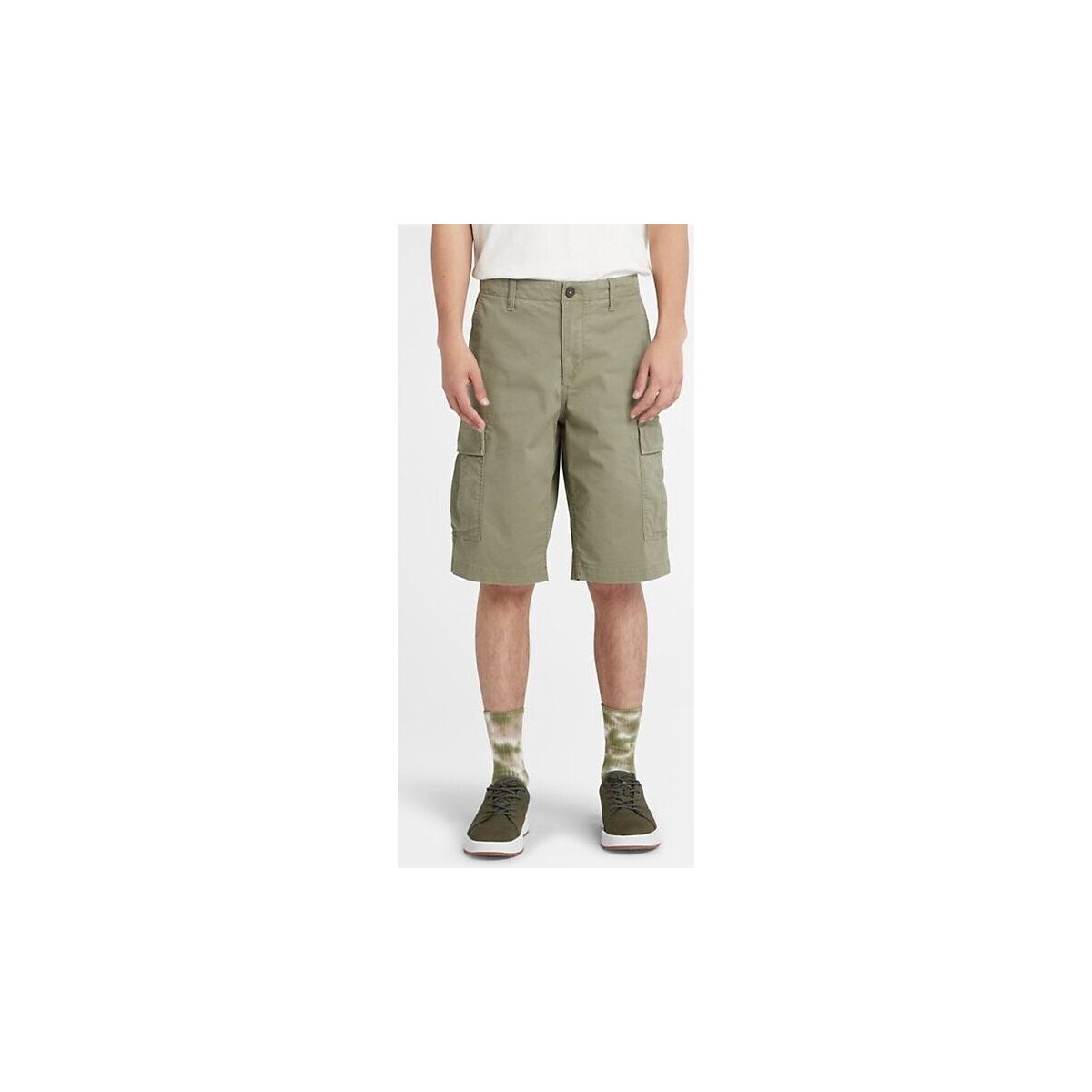 Textil Homem Shorts / Bermudas Timberland TB0A25E4 CARGO SHORT-5901 CASSEL EARTH Verde