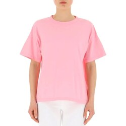 Textil Mulher T-Shirt mangas curtas Vicolo UE0044 Rosa