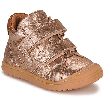 Sapatos Rapariga Sapatilhas de cano-alto Bisgaard THOR V Rosa / Ouro