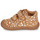 Sapatos Rapariga Sapatilhas de cano-alto Bisgaard HALE V Castanho / Ouro