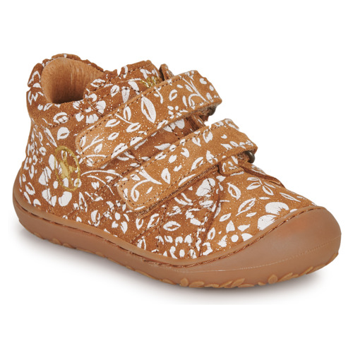 Sapatos Rapariga Sapatilhas de cano-alto Bisgaard HALE V Castanho / Ouro