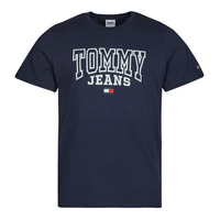 Textil Homem T-Shirt mangas curtas Tommy Jeans TJM RGLR ENTRY GRAPHIC TEE Marinho