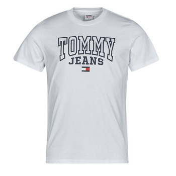 Textil Homem T-Shirt mangas curtas Tommy Jeans TJM RGLR ENTRY GRAPHIC TEE Branco