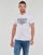 Textil Homem T-Shirt mangas curtas Tommy Check Jeans TJM RGLR ENTRY GRAPHIC TEE Branco