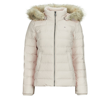 Textil Mulher Quispos Tommy Jeans TJW BASIC HOODED DOWN JACKET Bege