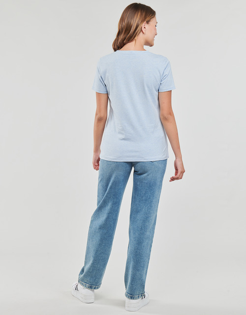Tommy Hilfiger REG FROSTED CORP LOGO C-NK SS Azul / Céu