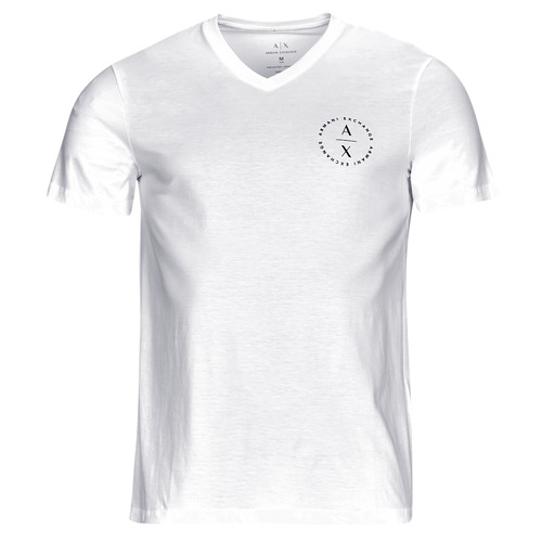 Textil Homem T-Shirt mangas WZOREM Armani Exchange 6RZTBD Branco