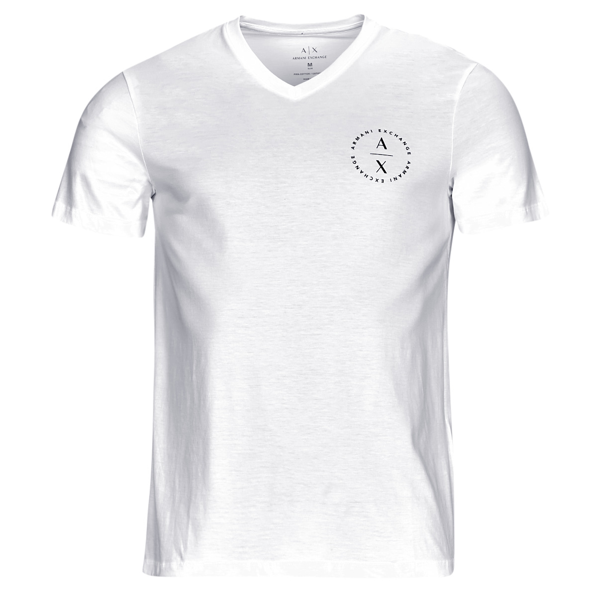 Textil Homem T-Shirt mangas curtas puffer Armani Exchange 6RZTBD Branco