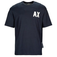 Textil Homem T-Shirt bowling in cotone blu di con maniche lunghe Armani Exchange 6RZTNA Marinho