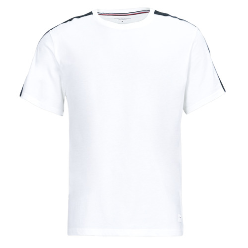 Textil Homem T-Shirt mangas curtas Tommy Hilfiger SS TEE LOGO Branco