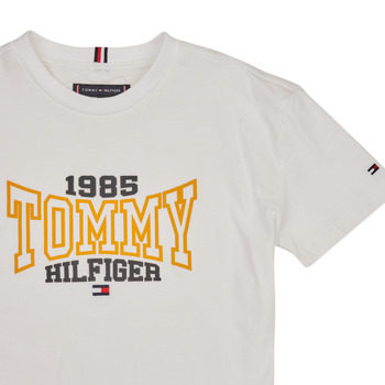 Tommy Hilfiger TOMMY 1985 VARSITY TEE S/S Branco