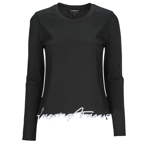 Textil Mulher Dundee Hogh-neck Sweater Emporio Armani 6R2T8H Preto / Branco