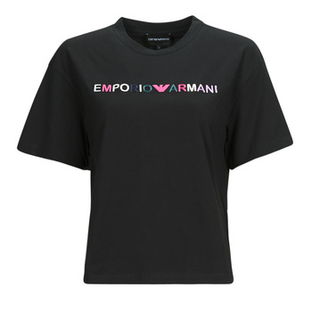 Textil Mulher T-Shirt mangas curtas Emporio Armani 6R2T7S Preto