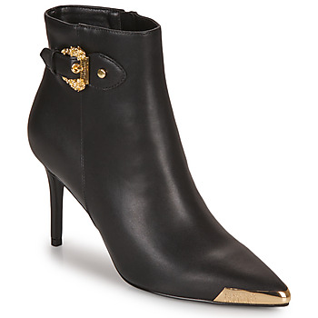 Sapatos Mulher Botins Versace Jeans Couture 75VA3S57 Preto / Ouro