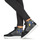 Sapatos Mulher Sapatilhas de cano-alto Versace Jeans Couture 75VA3SJ9 Preto / Estampado / Barroco