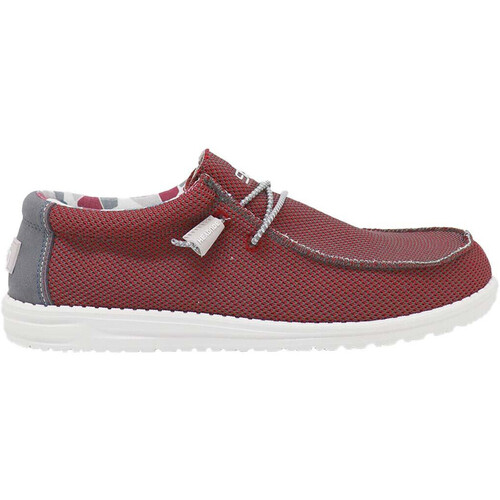 Sapatos Homem Sapatos & Richelieu HEYDUDE WALLY SOX TRIPPLE NEEDLE Vermelho
