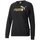 Textil Mulher Sweats Puma Ess Metallic Logo Preto
