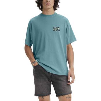 Textil Homem Hibiscus Camo Vacation Shirt Levi's  Azul
