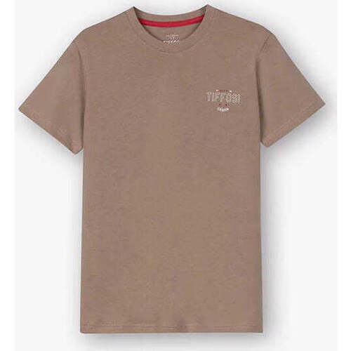 Textil Rapaz T-shirts QUILTED e Pólos Tiffosi 10049712-174-7-21 Bege