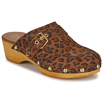 Sapatos Mulher Tamancos Betty London PAQUITA Leopardo