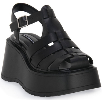 Sapatos Mulher Sandálias Windsor Smith CRUSH BLACK LEATHER Preto