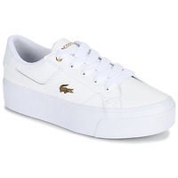 Sapatos Mulher Sapatilhas jogging Lacoste ZIANE Branco / Ouro