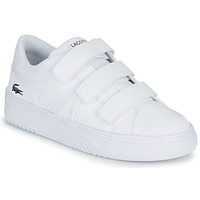 Lacoste lerond sneakers in white canvas