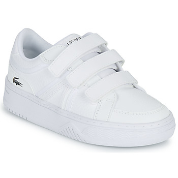 Sapatos Criança Sapatilhas Logo Lacoste L001 Branco