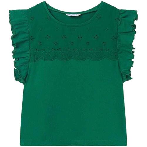 Textil Rapariga T-shirts e Pólos Mayoral  Verde