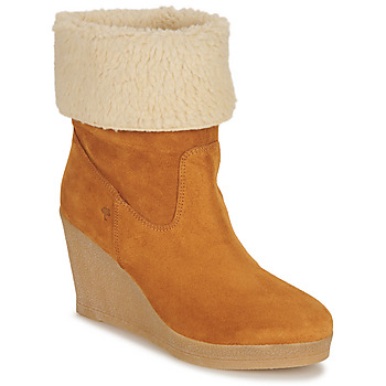 Sapatos Mulher Botins Dream in Green ANELINE Camel