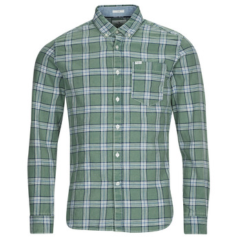 Textil Homem Camisas mangas comprida Pepe jeans Biker CROW Verde