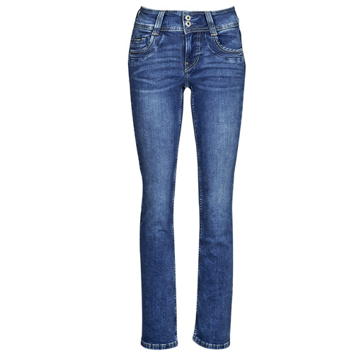 Textil Mulher Calças jeans Mid Pepe jeans Mid GEN Azul