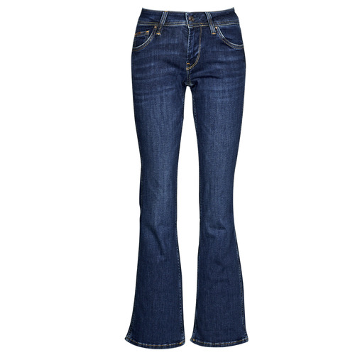 Textil Mulher Bedruckte Shorts aus Baumwoll-Frottee bootcut Pepe jeans NEW PIMLICO Azul