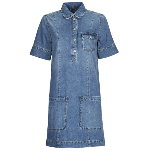 Textil Mulher Vestidos curtos Pepe Tommy JEANS PEGGY Azul