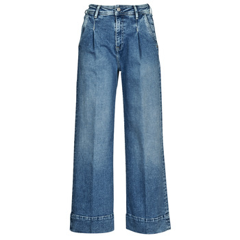Textil Mulher jeans med lige ben og mellemhøj talje Pepe jeans LUCY Azul