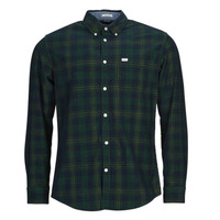 Textil plein Camisas mangas comprida Pepe jeans CALE Verde / Marinho